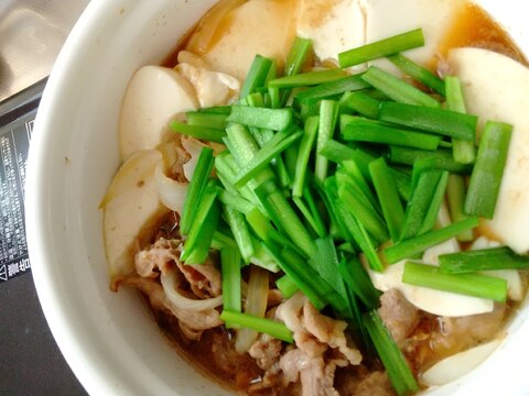 甘酢タレの肉豆腐